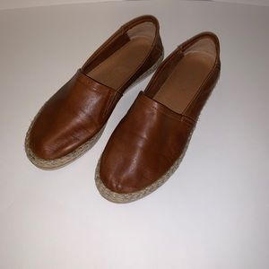 Aldo Leather Espadrille Flats
